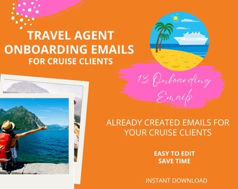13 Travel Agent Onboard Emails for Cruise Clients