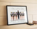 Gymnastics Team Portrait Print – Personalized Artwork for Gymnasts and Coaches product logo