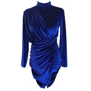 royal blue suede dress Women's Dress, Suede Mini Dress, Blue Dress, Casual Suede Dress, Blue With Belt, Blue Dress With Bat Sleeve The Dress top is