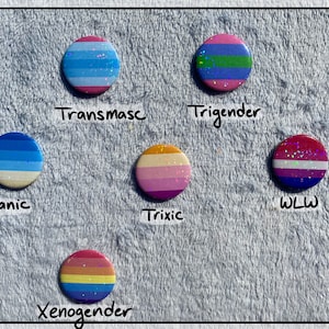 Niestandardowy przypinka LGBT+ | Holograficzny | 1,5" / 37 mm zdjęcie 9