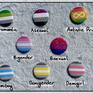 Niestandardowy przypinka LGBT+ | Holograficzny | 1,5" / 37 mm zdjęcie 4
