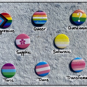 Niestandardowy przypinka LGBT+ | Holograficzny | 1,5" / 37 mm zdjęcie 8