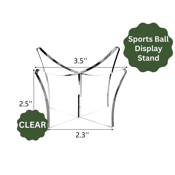 Sports Ball Acrylic Stand Holder, Ball Display Stand for Basketball, Football Base, Acrylic Base for Sport Ball, Stand For Basketball, Stand