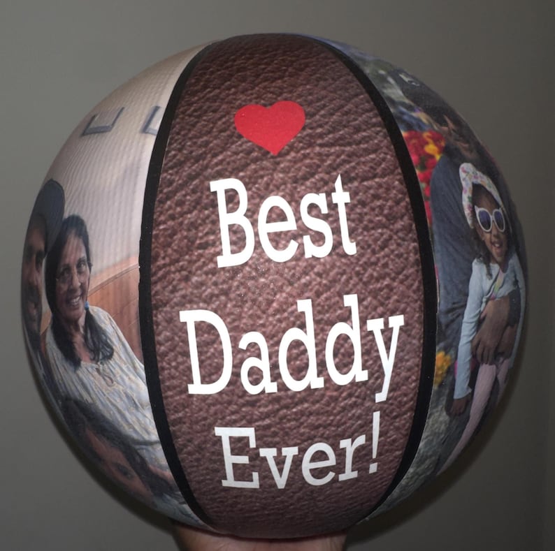Vaderdagbal | Basketbal | Voetbal | Voetbal papabal | Sportcadeau vader | Fotobal | Basketbalcadeau | Cadeau voor papa | Sportvader afbeelding 2