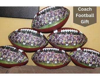 Cadeau voor voetbalcoach | Coachcadeau | Afbeelding voetbal | Voetbalcadeau | Aangepaste voetbal | Voetbaltrainer | Pop Warner | Cadeau voor coach