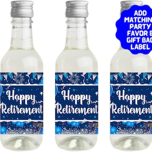 Wine label, Wine bottle, Wine Bottle Label, Printable Wine Labels, Personalized gift, Party Favor, retirement, custom Bottle label, Labels