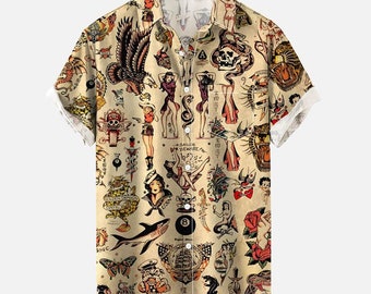 Men's Retro Hawaiian Shirt