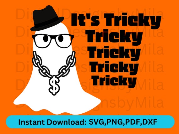 It's Tricky SVG, ghost svg, funny halloween shirt, t shirt svg, Halloween teacher shirt, Run DMC, Halloween shirt mockup, Halloween svg, dfx