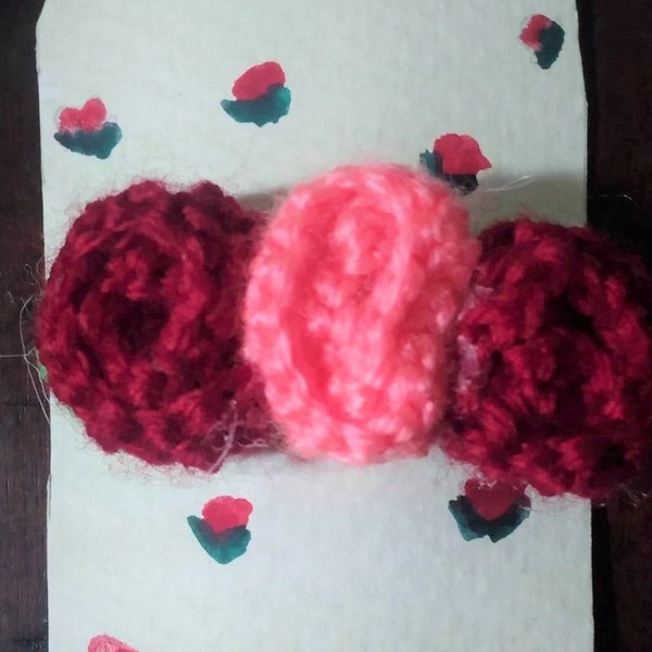 Barrette boutons de roses