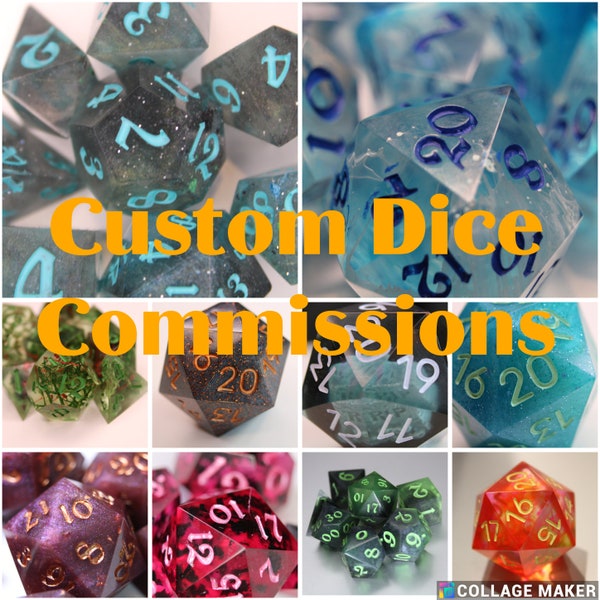 Custom Dice Commissions Etsy