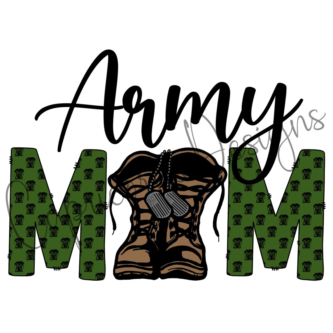 Army/military Mom PNG Digital Download - Etsy