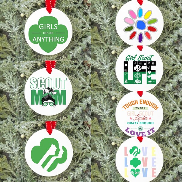 Girl Scout Ornament - Etsy