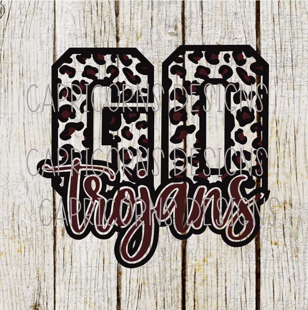 Go Trojans PNG Digital File - Etsy