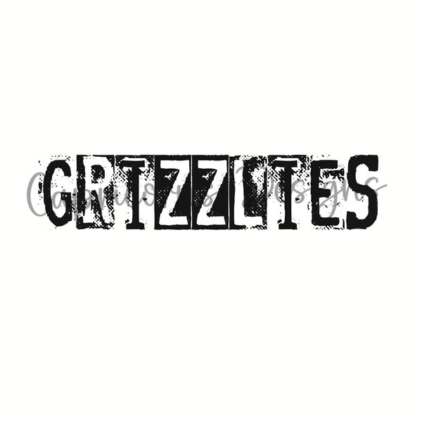 Grizzlies PNG Digital Design Download