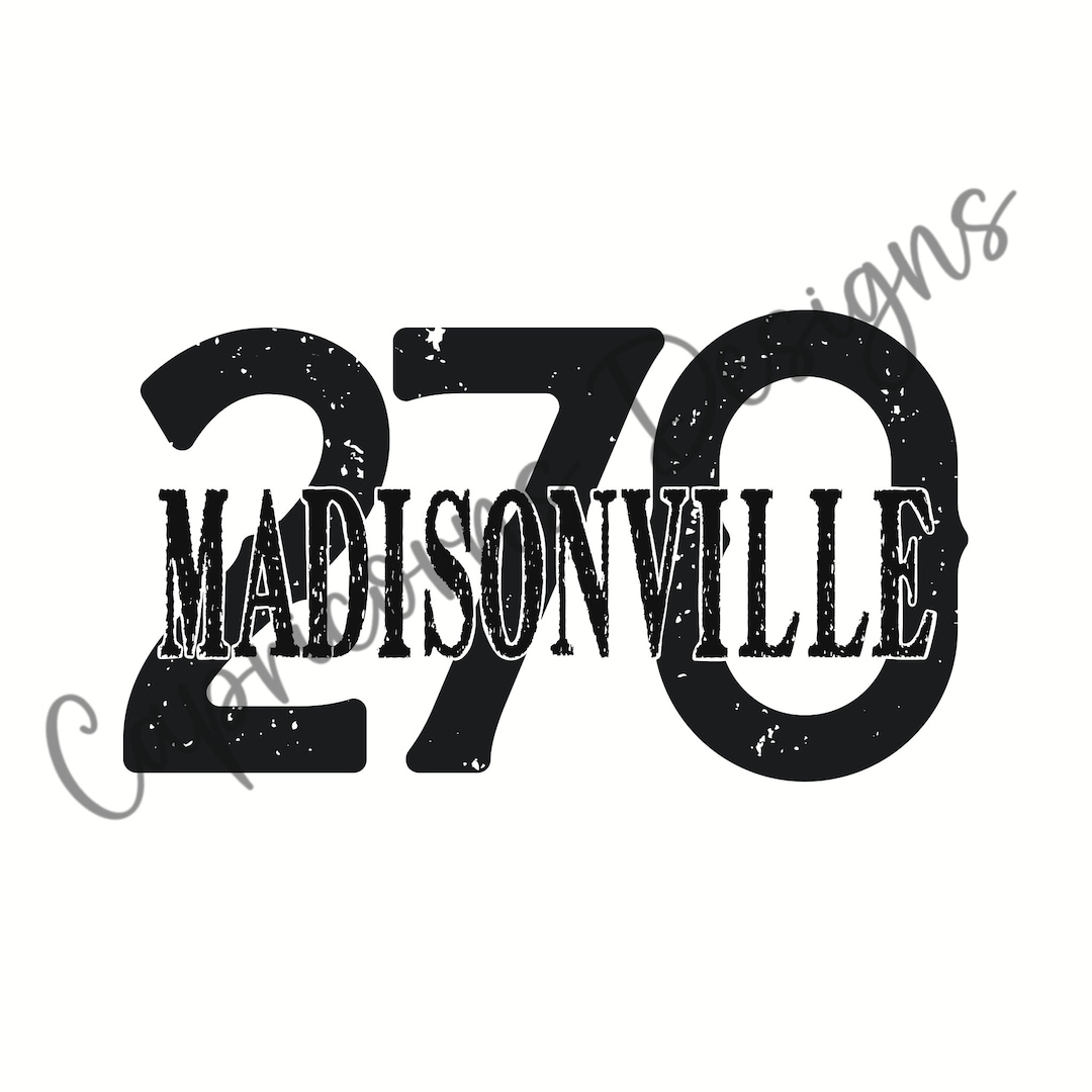 Madisonville 270 Area Code PNG Digital Design Download Etsy