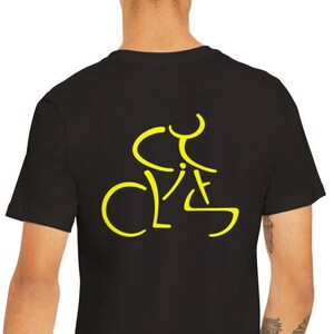 Cyclist Calligram Cycling T-Shirt