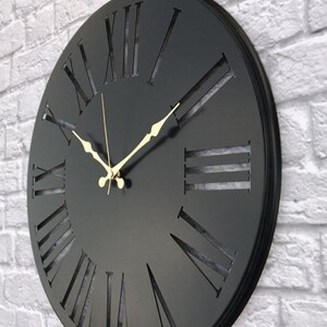 Modern Metal Wall Clock , Diameter 50 Cm, Decorative Model Wall Clock , unique home wall art,decor clock,unique clock,modern clock image 3