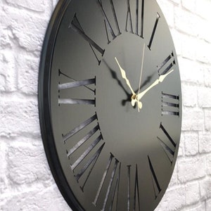 Modern Metal Wall Clock , Diameter 50 Cm, Decorative Model Wall Clock , unique home wall art,decor clock,unique clock,modern clock image 1