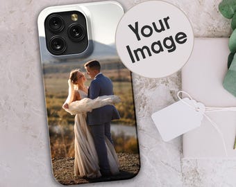 iPhone-hoesje met aangepaste foto | Gepersonaliseerde cadeau | Verjaardag, jubileum