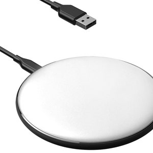 Blank Sublimation wireless charger | blank wireless sublimation pad | 15w | qi standard | compatible with iphone 15 to 11 galaxy s23/s22/s20