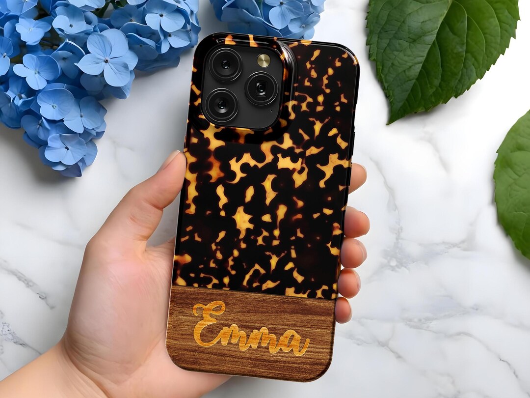 Tortoise Shell Wood Effect Personalized Tortoise Shell Wood Pattern iPhone Case - Etsy