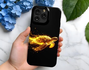 Golden Turtle iPhone Case