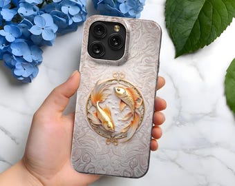 Pisces Astrological Zodiac Sign Phone Case | MagSafe | iPhone 16, 15, 14, 13, 12, 11, SE | Pro Max Plus Mini | Birthday Gift for Him Her
