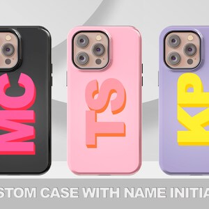 Personalized Initial iPhone Case: Custom MagSafe Phone Cover