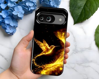 Golden Hummingbird Phone Case for Google Pixel