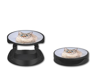 Soporte para teléfono personalizado: foto personalizada, diseño plegable