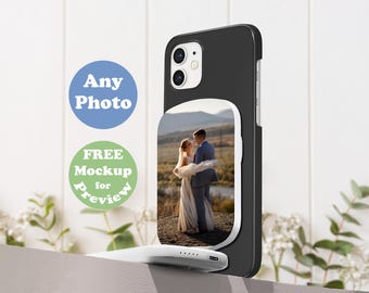 Custom Photo Magnetic Wireless Power Bank: Personalized iPhone MagSafe Charger