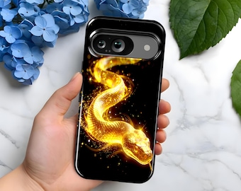 Golden Snake Phone Case for Google Pixel