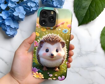 Niedliche Baby Tier Igel Handyhülle | MagSafe | iPhone 16, 15, 14, 13, 12, 11 SE | Pro Max Plus Mini | Geburtstagsgeschenk für Ihn Her Teen
