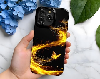 Golden Butterfly iPhone Case