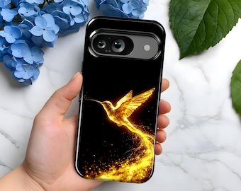 Golden Hummingbird Phone Case for Google Pixel