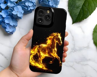Golden Horse iPhone Case