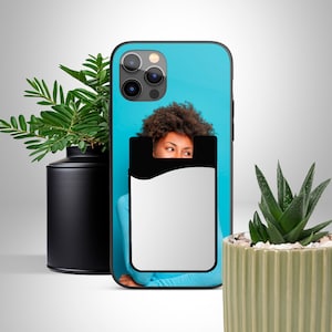 Sublimation leerer Telefon Kreditkartenhalter | Leerer Sublimationstelefon-Kreditkartenhalter | Kartenhalter aus Kunststoff für das Handy |