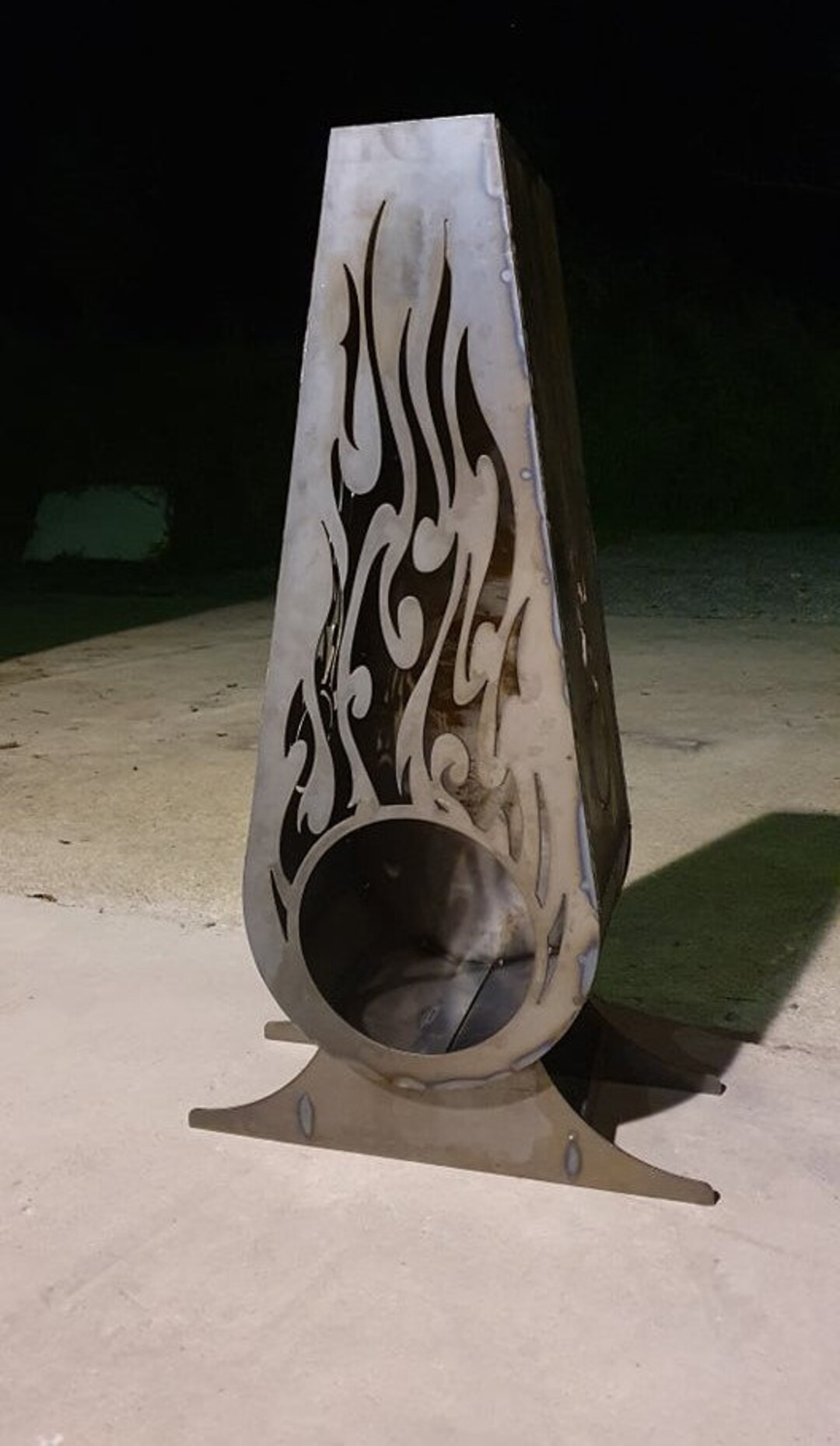 Fire Pit Column 780x400 30.7 X 15.75 Height 1240 Etsy