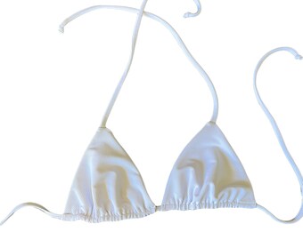 Bachelorette Bikini - Classic Triangle Tie Top - Bridal Swimwear