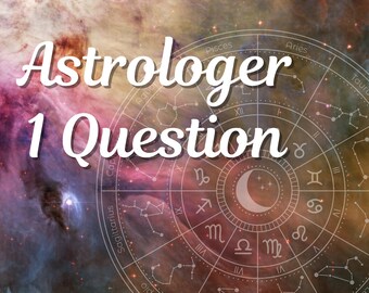 Ask an Astrologer 1 Question about your Astrology Birth Chart - MP3 Chart Reading, Psychic Reading