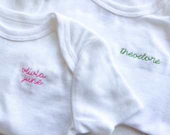 Embroidered Bodysuit for Baby Girl or Boy