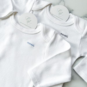 Embroidered Bodysuit for Baby Girl or Boy image 2
