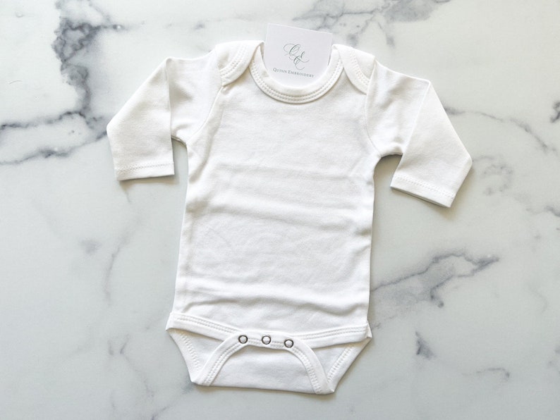 Embroidered Bodysuit for Baby Girl or Boy image 4