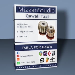 Qawali Tabla Samples VST Plugin with Midi Variation and High Quality Wav file