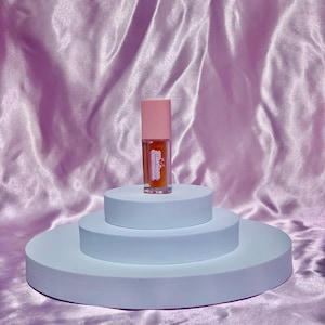 Caramel Lip Gloss, Shiny Lip Gloss, Vegan and Cruelty Free Lip Gloss, gift for her, moisturizing lip gloss