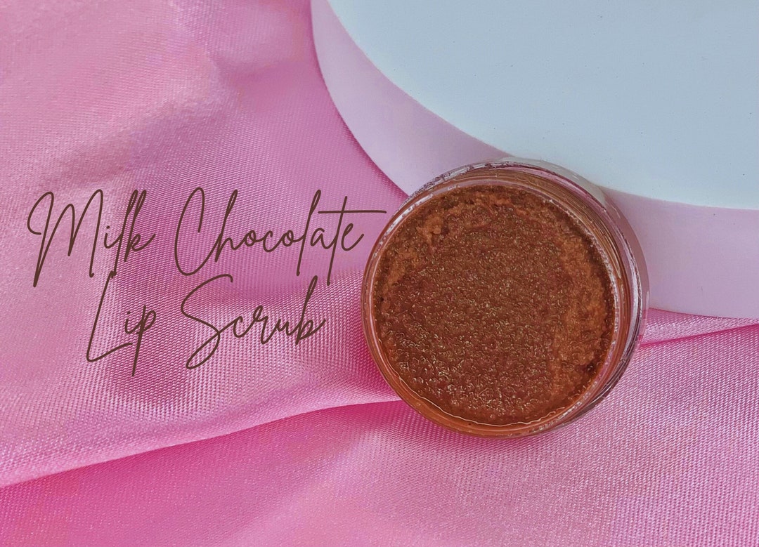 Milk Chocolate Lip Scrub Brightening Lip Scrub Lightening Etsy