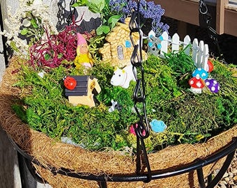 In the dog house. Fairy garden