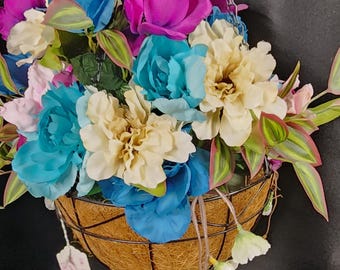 Memorial basket: spring mix