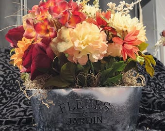 Fall mix tin *Fleurs &Jardin*