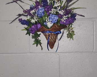 Spring Umbrella hanging swag